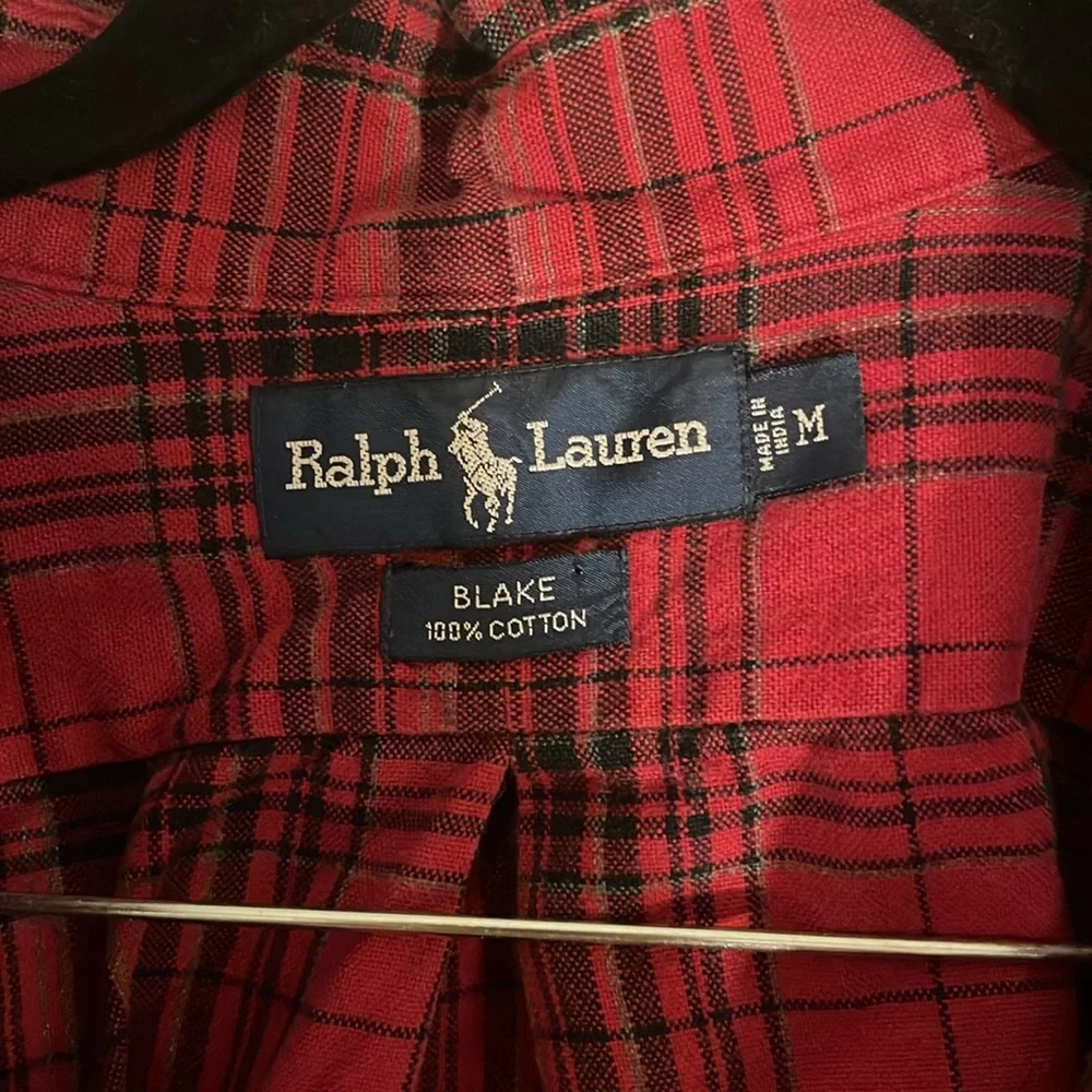 Polo Ralph Lauren Blake Cotton Flannel Button Up Shirt - Picture 2 of 2